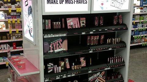 Walgreens Soap & Glory Gondola