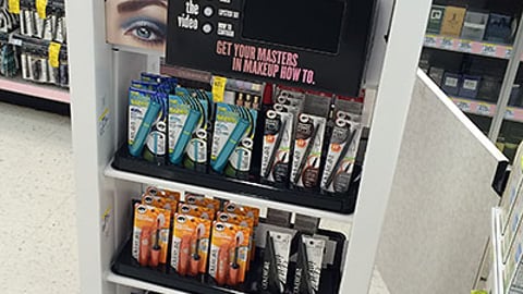 CoverGirl Walgreens Video Floorstand