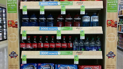 Walgreens Multi-Brand 'Final Four' Endcap