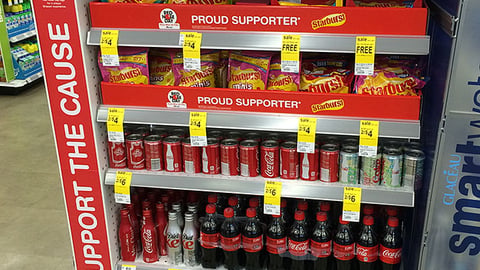 Walgreens Multi-Brand 'Red Nose Day' Endcap