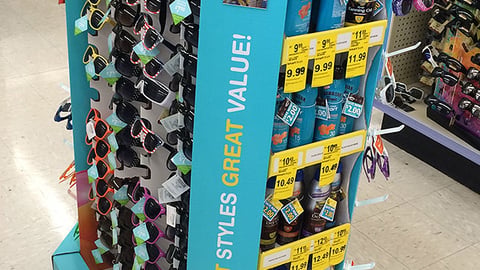 Walgreens 'Sun Care' Floorstand