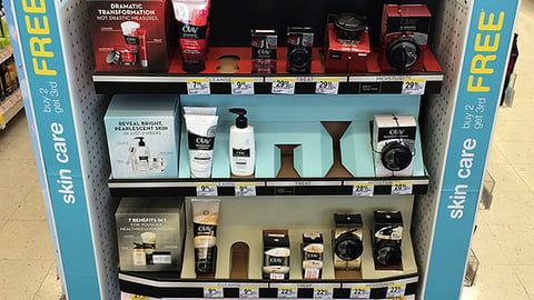 Walgreens Olay 'Skin Care' Endcap