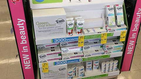 Tom's of Maine Walgreens 'Green Your School' Endcap