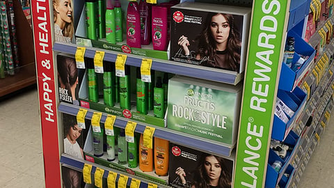 Garnier Fructis 'Rock Your Style' Walgreens Endcap