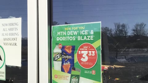PepsiCo Circle K 'New for You' Door Cling