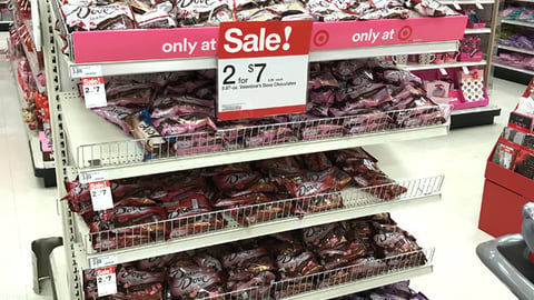 Dove Target Valentine's Day Shortie