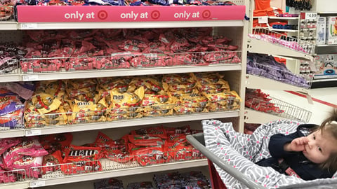 M&M's 'Only at Target' In-Line Header