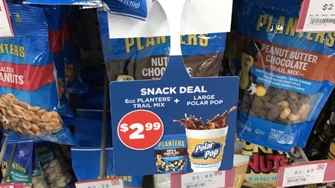 Planters Polar Pop 'Snack Deal' Wobbler 