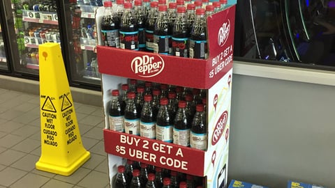 Dr Pepper ‘Uber Code’ Floorstand