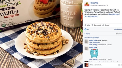 ShopRite ‘Frozen Food Day’ Facebook Update