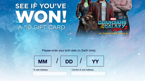 Mars Circle K 'Guardians of the Galaxy Vol. 2' Web Page