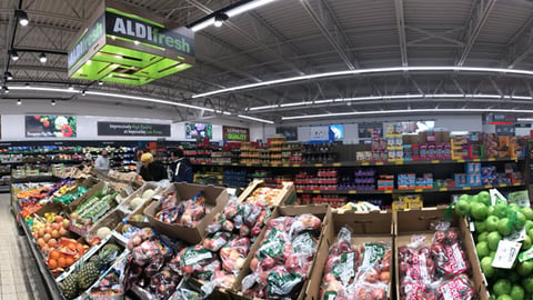 Aldi Produce Department