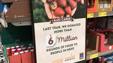 Aldi Feeding America ‘Aldi Cares’ Side Panel