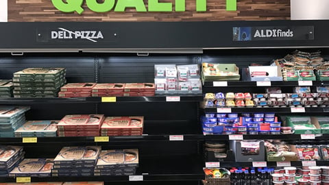 Aldi ‘Guaranteed Quality’ Sign