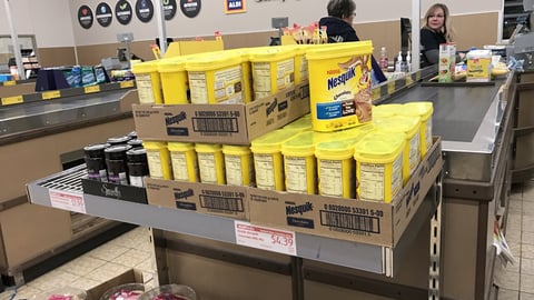 Nesquik Shelf Trays