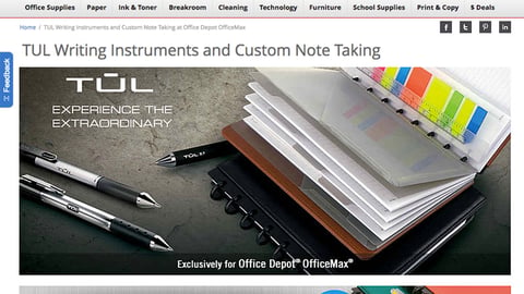 Tul 'Exceptionally Bright' Display Ad