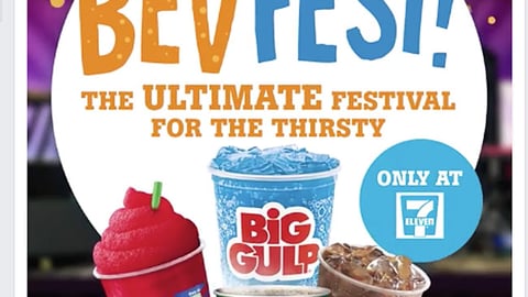 7-Eleven 'BevFest' Facebook Update