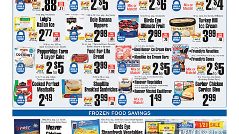 ShopRite 'Frozen Food Month' Feature
