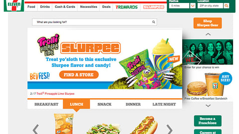 7-Eleven Trolli Pineapple Lime Slurpee Carousel Ad