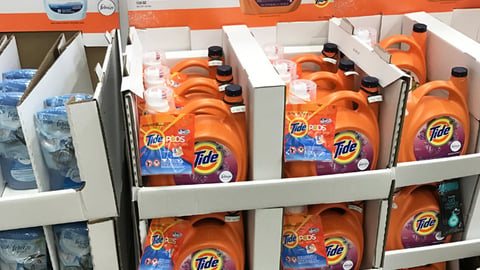 Tide Home Depot Quarter Pallet