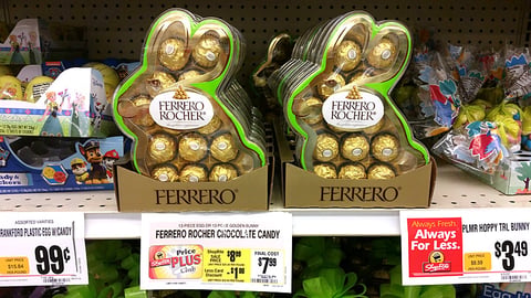 Ferrero Rocher Shelf Trays