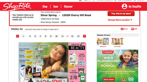 ShopRite Colgate 'Win a Playground' Display Ad