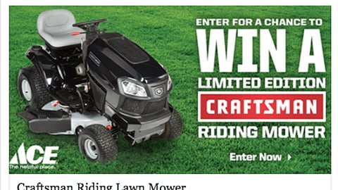 Olson's Ace Hardware 'Spring Is Here' Facebook Update