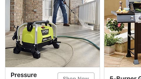 Home Depot 'Spring Black Friday' Sponsored Facebook Update