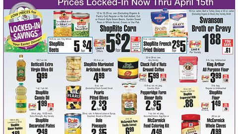 ShopRite Locked-In Savings Circular Feature 