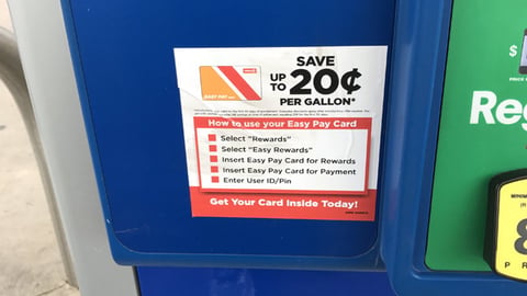 Circle K 'Easy Pay' Cling