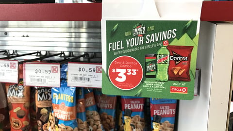 PepsiCo Circle K 'Fuel Your Savings' Wobbler