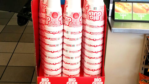 Big Gulp '490-1050 Cal' Floorstand