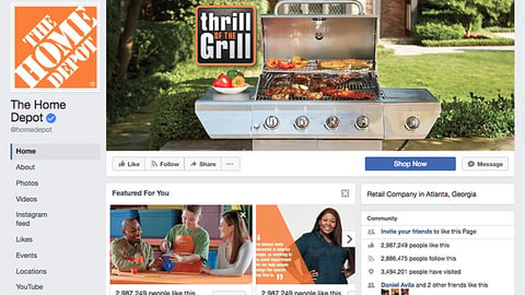 Home Depot 'Thrill of the Grill' Facebook Cover