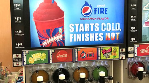 7-Eleven Pepsi Fire Slurpee