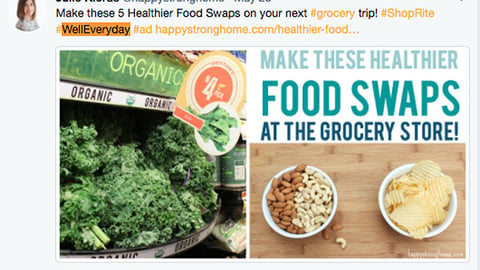 ShopRite #WellEveryday Twitter Update