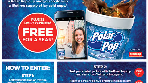 Circle K 'Polar Pop Cup 4 Life' Page