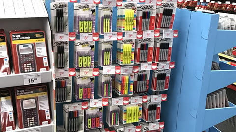 Sharpie Staples In-line Display