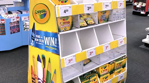 Crayola 'School List' Floorstand