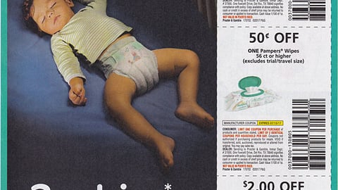 Pampers '3x Drier' FSI