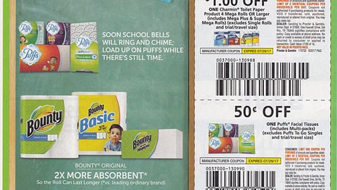 P&G 'School-Time Essentials' FSI