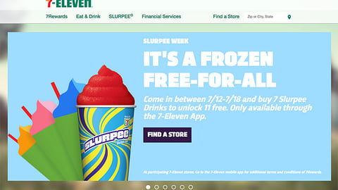7-Eleven 'Frozen Free-For-All' Carousel Ad