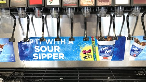Trolli Sour Sippers Polar Pop Cling