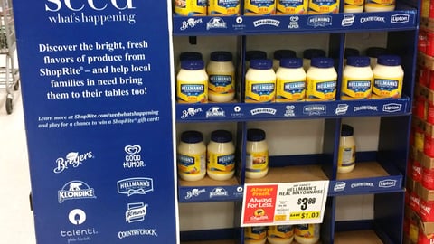 Unilever ShopRite 'Seed What's Happening' Pallet Display