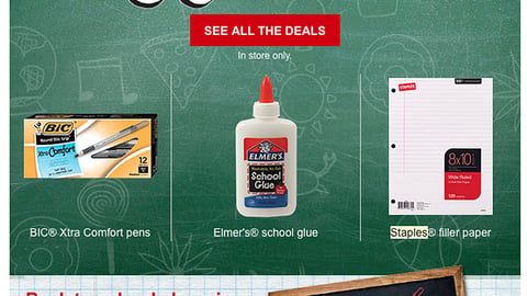 Staples 'Buy Online. Pick Up Today' Email Ad