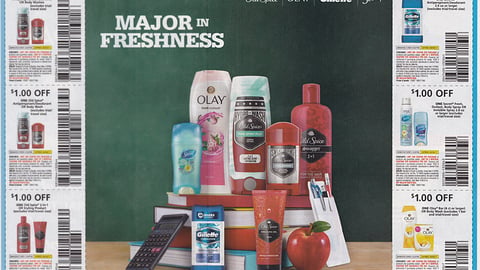 P&G 'Major in Freshness' FSI