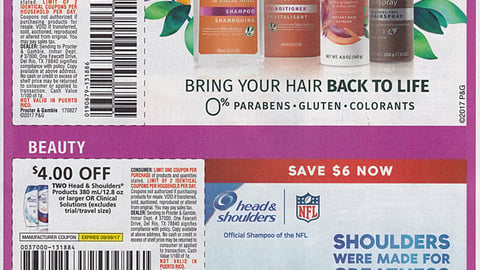 Head & Shoulders 'Made For Greatness' FSI