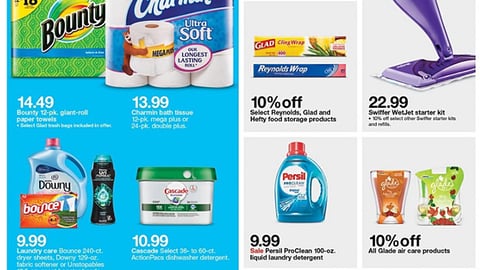 Target P&G 'brandSaver' Feature