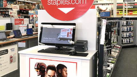 Staples Star Wars 'More Choices' Kiosk 
