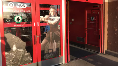 Target Star Wars #ShareTheForce Door Clings