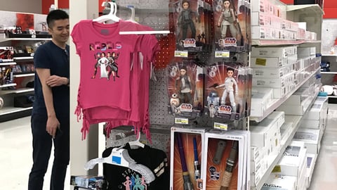 Target 'Star Wars Forces of Destiny' Endcap Display